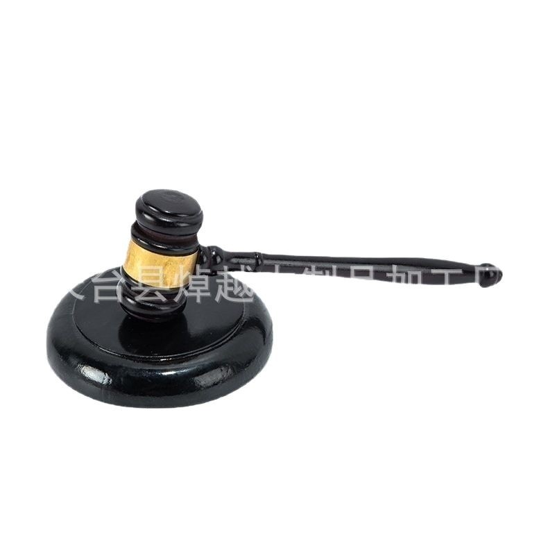 Drveni sudski čekić – rekvizita za kazališnu scenu, klasični stil, lotos drvo, drvena konstrukcija