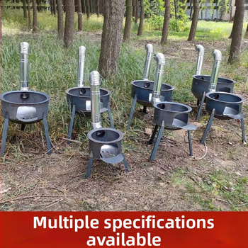 Mini pec na drevo s hrubými stenami, prenášateľná, nový model od Powerful Factory