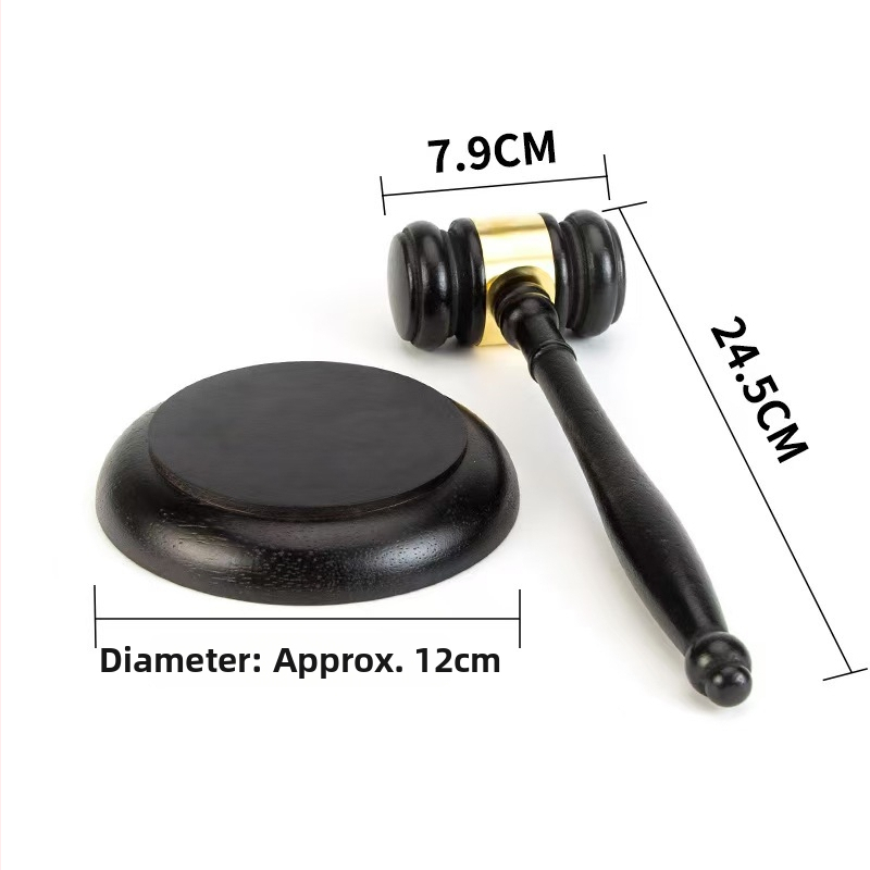 Drveni dječji čekić, stil gavela, drveni rekvizit za udarce, poklon od drveta