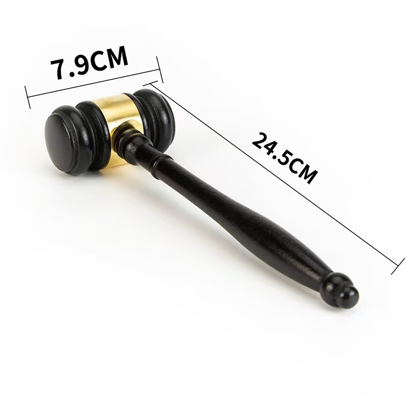 Drveni dječji čekić, stil gavela, drveni rekvizit za udarce, poklon od drveta