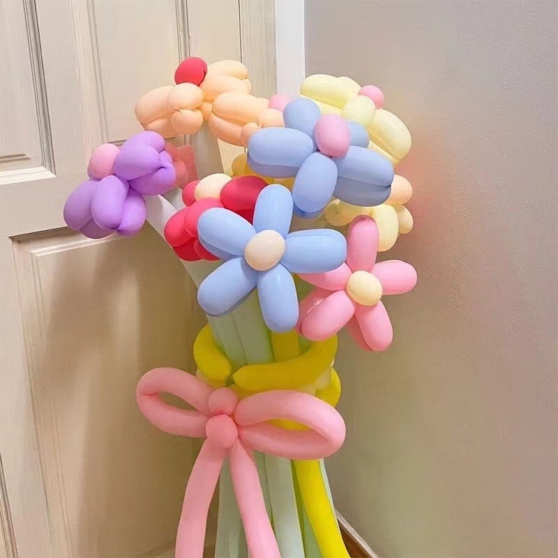 FiG latex magični balon - oblik magične trake, ručno pleteni buket cvijeća, za Dan djece