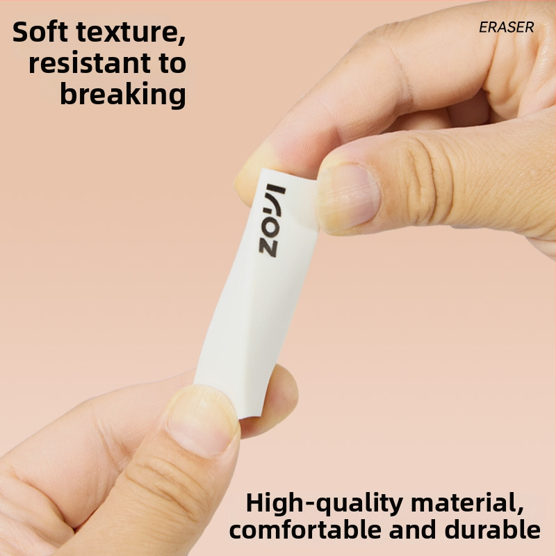 Trojuholníková guma na kreslenie a skúšky, bez triesok, mimoriadne čistá, Zhuoyi, model ZY-3918, tlač loga k dispozícii, prispôsobiteľná