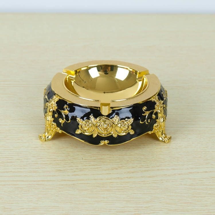 Cenușar din aliaj, în stil european, cu breloc, de unică folosință, imprimare logo disponibilă