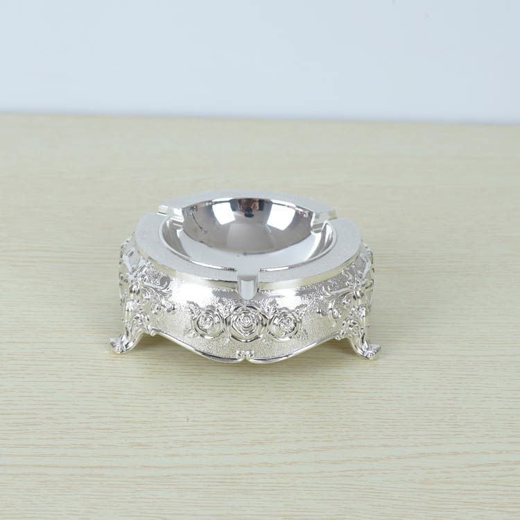 Cenușar din aliaj, în stil european, cu breloc, de unică folosință, imprimare logo disponibilă