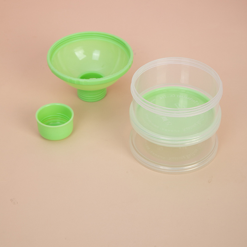 Τριών επιπέδων κουτί για βρεφικό γάλα σε σκόνη, ανθεκτικό στην υγρασία, φορητό και διαφανές; Μάρκα Hip Castle; Barcode 6970597171985; Υλικό: Δείτε περιγραφή