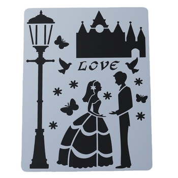 Șablon pentru desen cu personaj de animal de companie pentru decor mural – șablon DIY gol, PET material; marcă Other; import Nu; fără autorizație IP