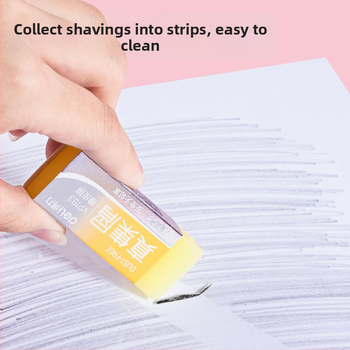 Guma Deli VP193, transparentná želé guma, tvar pečiatky, na kreslenie a skúšky (Značka: Deli, Model: VP193)