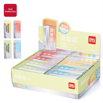 Guma Deli VP193, transparentná želé guma, tvar pečiatky, na kreslenie a skúšky (Značka: Deli, Model: VP193)