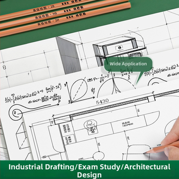 Kaba bear επαγγελματικό σετ σχεδίου με διαβήτη, Τ-τετράγωνο και χάρακα