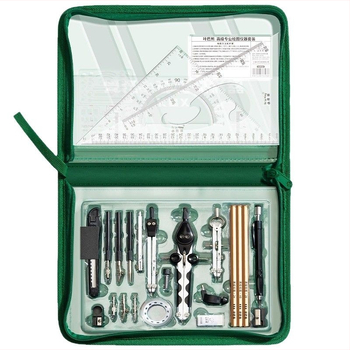 Kaba bear επαγγελματικό σετ σχεδίου με διαβήτη, Τ-τετράγωνο και χάρακα