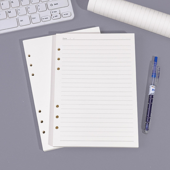 Caiet cu foi detașabile, 6 găuri, forest paper, 80 de pagini, model 120500, posibilitate de logo