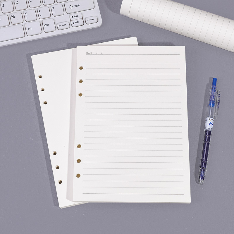 Caiet cu foi detașabile, 6 găuri, forest paper, 80 de pagini, model 120500, posibilitate de logo