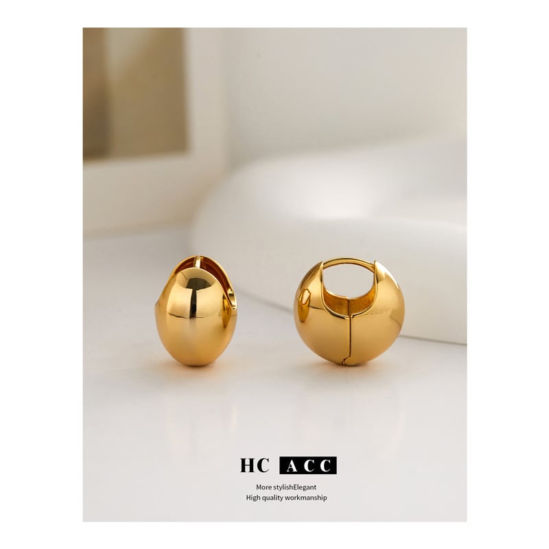 Обеци от мед с геометричен модел, електроплатирани, артистично ретро стил, CLUB TWENTY