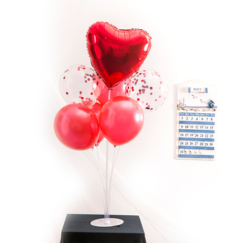 Stalak za balone za stol Shuangjian – PVC konstrukcija, unutarnji sportski događaji