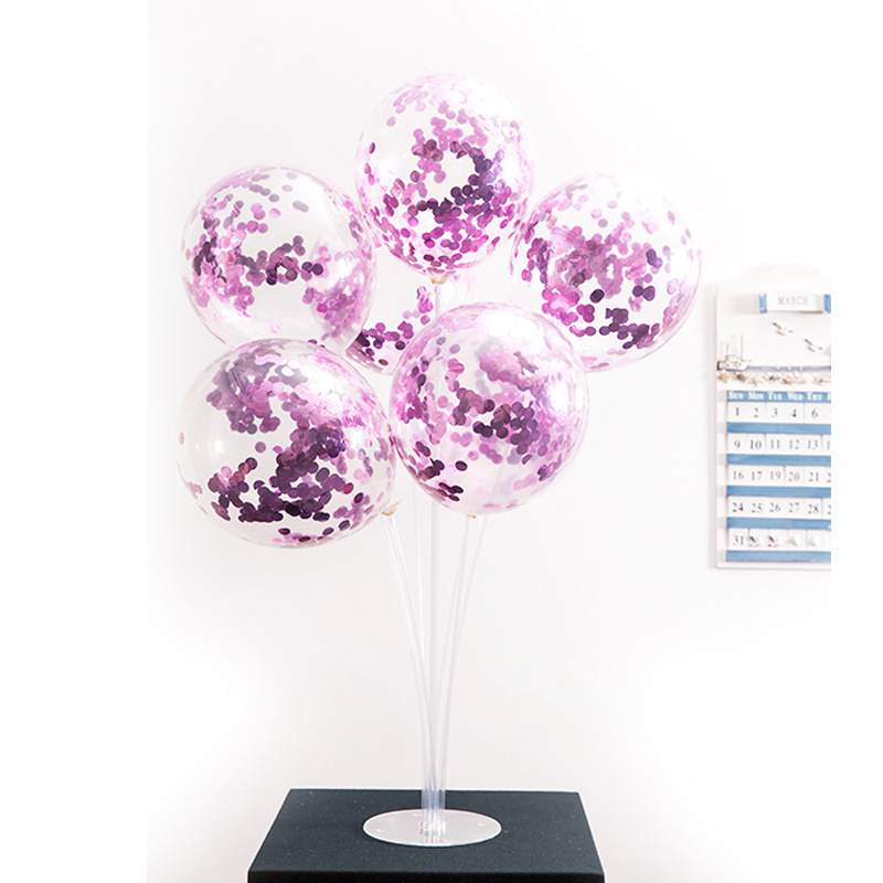 Stalak za balone za stol Shuangjian – PVC konstrukcija, unutarnji sportski događaji