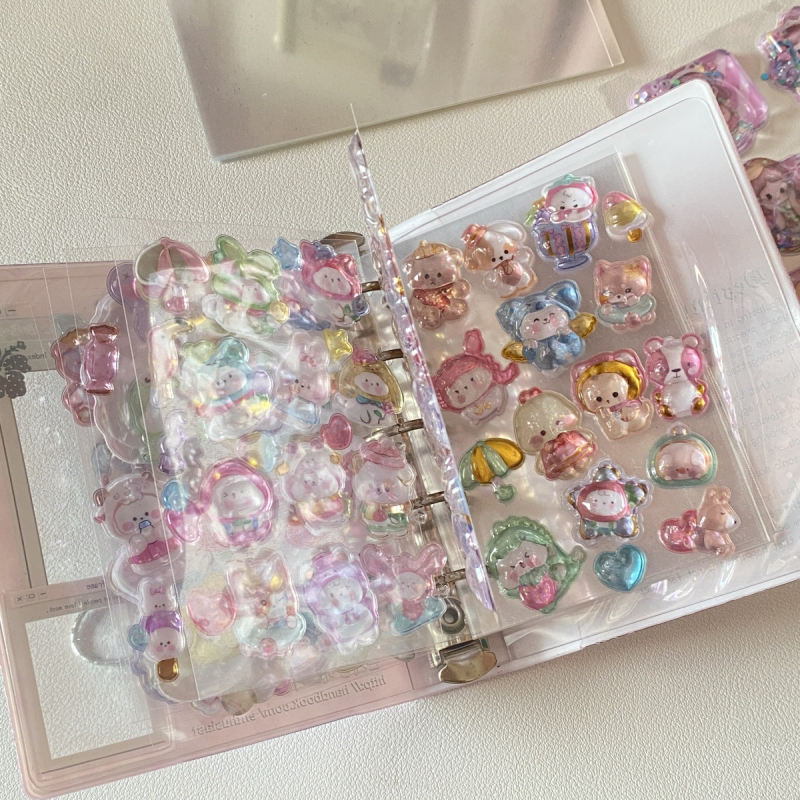 Album na samolepky s PP vnútornými stranami, 20 listov, formát A6, pre voľno listové náplne, tlač loga k dispozícii, prispôsobenie k dispozícii