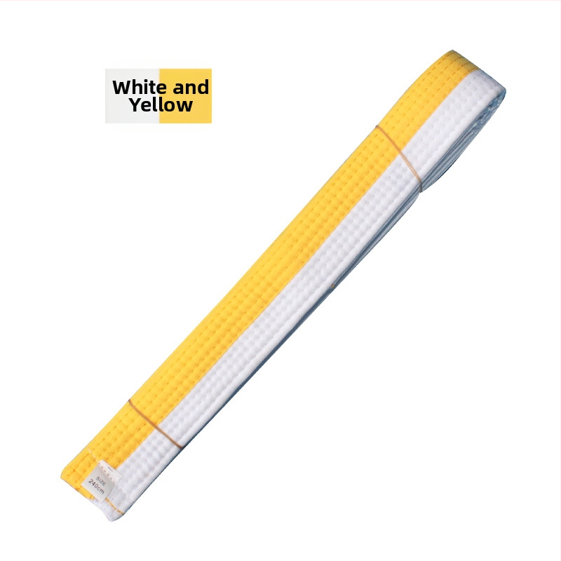 Таекуондо пояс Yinsheng — плат от копринено влакно, 55% памук, лицензиран частен етикет