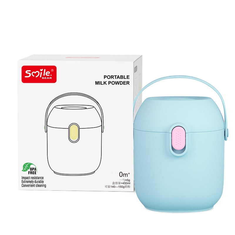 Κουτί αποθήκευσης βρεφικού γάλακτος σε σκόνη – διπλού επιπέδου σχεδίαση, smliebear, για ηλικίες 1–2 ετών.