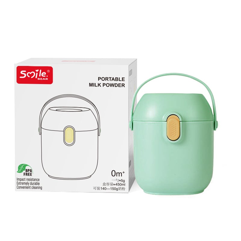 Κουτί αποθήκευσης βρεφικού γάλακτος σε σκόνη – διπλού επιπέδου σχεδίαση, smliebear, για ηλικίες 1–2 ετών.