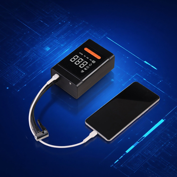 Φορητή αντλία αέρα αυτοκινήτου, ασύρματη με ψηφιακή οθόνη, επαναφορτιζόμενη 12V, 60 L/min