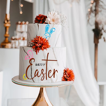 Șablon DIY pentru desen cu decupaj de Paște, PET reutilizabil ACC641