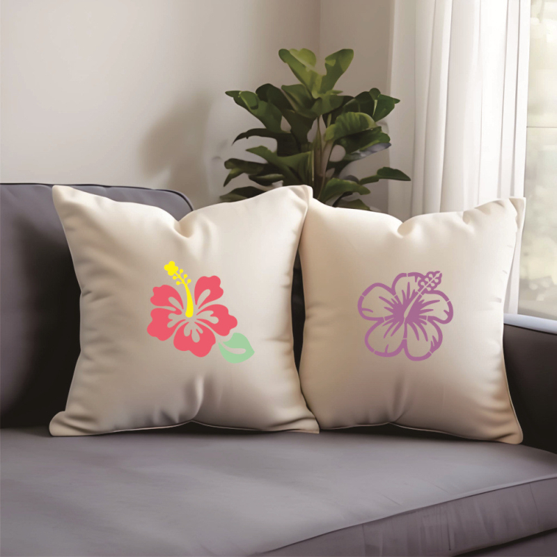 Șablon de pictură cu hibiscus decupat – dh339, Material PET, Brand Other, IP autorizare: Nu, Importat: Nu