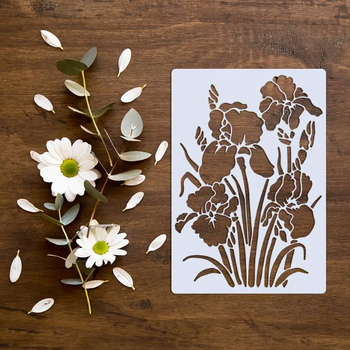 DIY template pentru perete pentru pictură cu motiv de frunză — Material PET, decor de perete, Nu pentru import, Fără licență IP