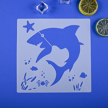 Șablon DIY cu flori, decupat pentru pereți — material PET; neimportat; fără autorizare IP