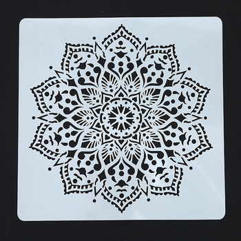 Mandala igračka za prepoznavanje oblika prazna šablona za DIY dječje slikanje (PET materijal Quality brend, pogodno za DIY dječje slikanje)