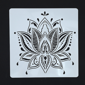 Mandala igračka za prepoznavanje oblika prazna šablona za DIY dječje slikanje (PET materijal Quality brend, pogodno za DIY dječje slikanje)