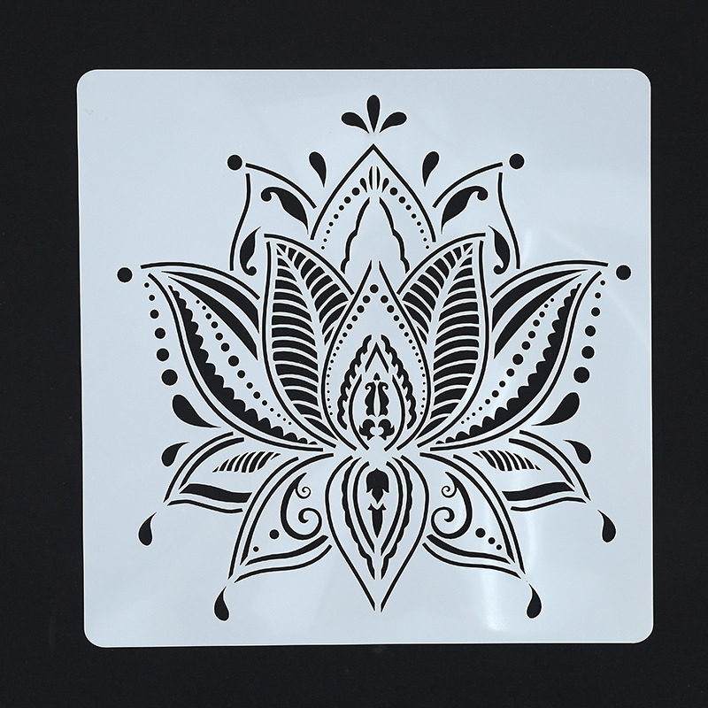 Mandala igračka za prepoznavanje oblika prazna šablona za DIY dječje slikanje (PET materijal Quality brend, pogodno za DIY dječje slikanje)