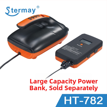 Elektromos levegőpumpa SUP deszkákhoz HT-782; alkalmas felfújható SUP deszkákhoz; nyomás 20 PSI; súly 1,92 kg