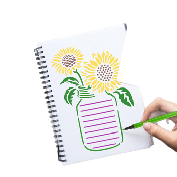 Šablona za umjetničko slikanje – DIY set za preslikavanje u bilježnicu i ploču za grafite, PET materijal, Marka: Drugo, Šifra proizvoda: Art painting template, IP: Ne, Uvoz: Ne