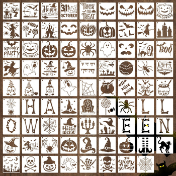 Șablon de pictură DIY pentru perete — Material PET, Brand: Altă marcă, Importat: Nu