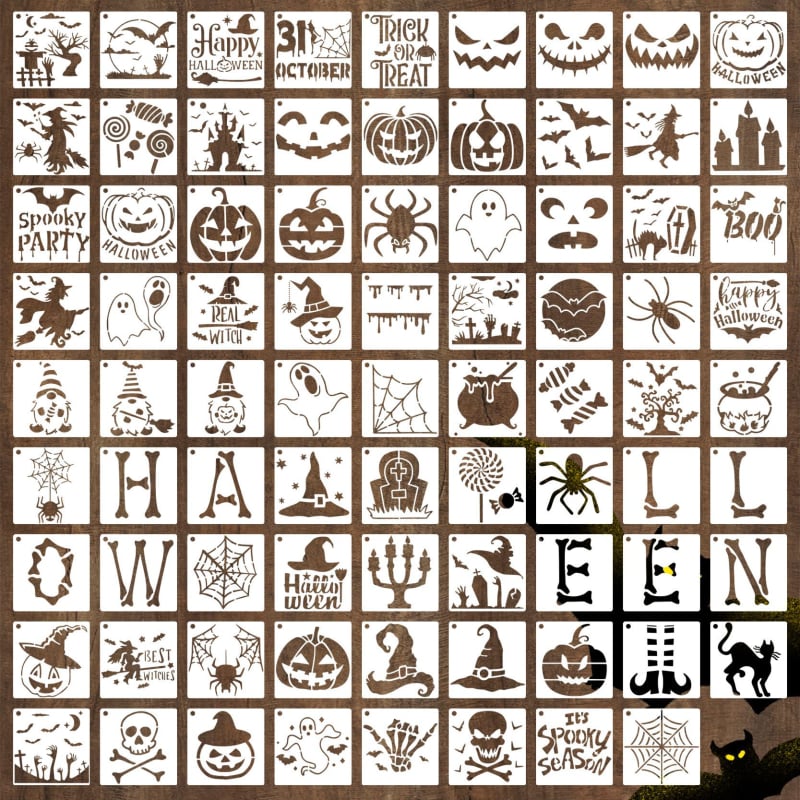 Șablon de pictură DIY pentru perete — Material PET, Brand: Altă marcă, Importat: Nu