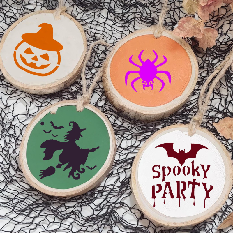 Șablon de pictură DIY pentru perete — Material PET, Brand: Altă marcă, Importat: Nu