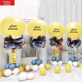 Stativ balon coloană cu tijă telescopic – plastic și oțel inoxidabil; potrivit pentru scene interioare și exterioare; pentru evenimente sportive; Milai