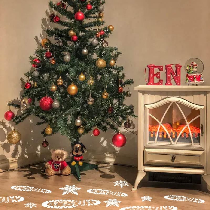 Set de 6 șabloane goale pentru amprente cu Moș Crăciun și fulgi de zăpadă – teme de Crăciun pentru animale de companie (Material: PET; Import: Nu; Piața principală: Altele; Aprobări IP: Nu; Etichetare privată licențiată: Nu)