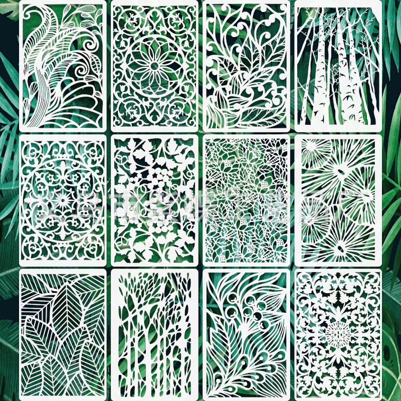 Șablon de desen geometric, PET șablon, A1118, Yiwu City Purple Butterfly Crafts Factory