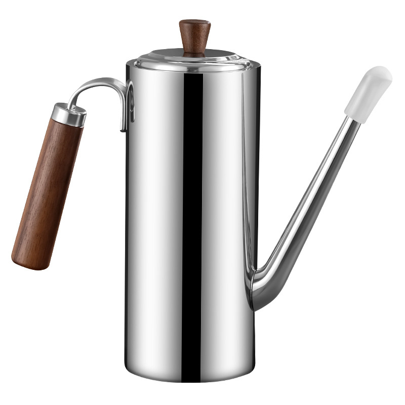 New Xianda sticlă de ulei din oțel inoxidabil 304 cu filtru și perie integrată – recipient de ulei pentru bucătărie cu filtru și logo imprimat