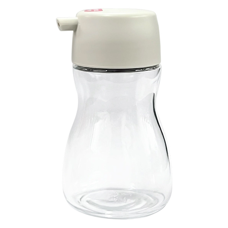 Sticlă din sticlă pentru sos de soia și oțet, etanșă, control al vărsărilor, potrivită pentru mese, snack baruri și bucătării