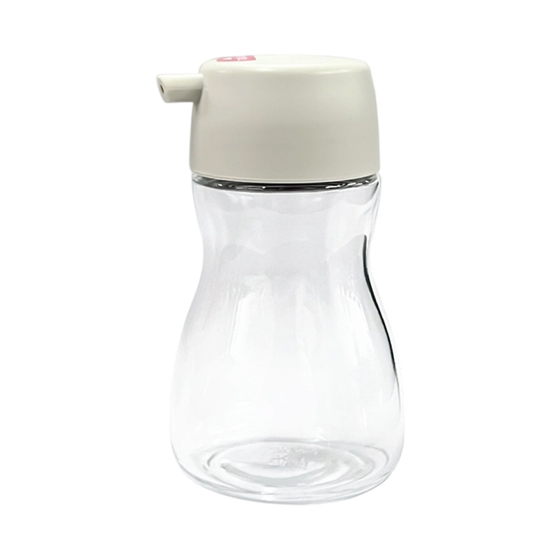 Sticlă din sticlă pentru sos de soia și oțet, etanșă, control al vărsărilor, potrivită pentru mese, snack baruri și bucătării