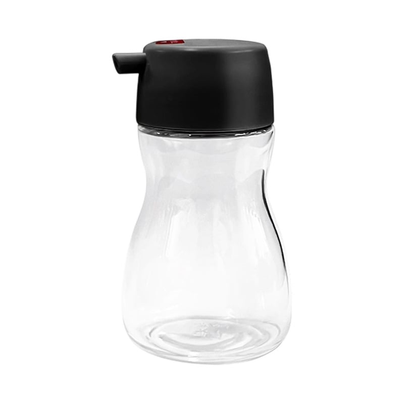 Sticlă din sticlă pentru sos de soia și oțet, etanșă, control al vărsărilor, potrivită pentru mese, snack baruri și bucătării