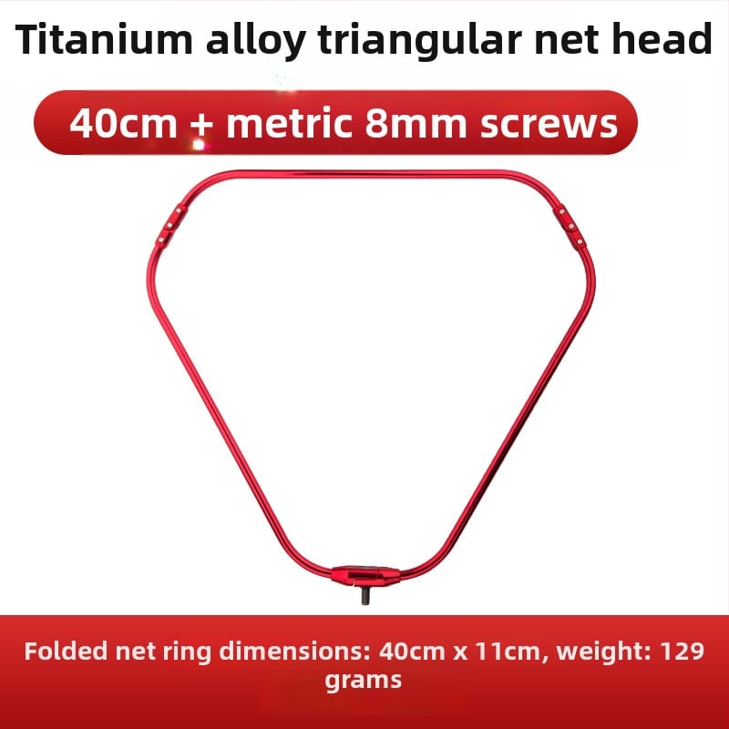 Manulife cap de plasă pentru pescuit caras — ultraușor, aliaj de titan, etichetă privată licențiată