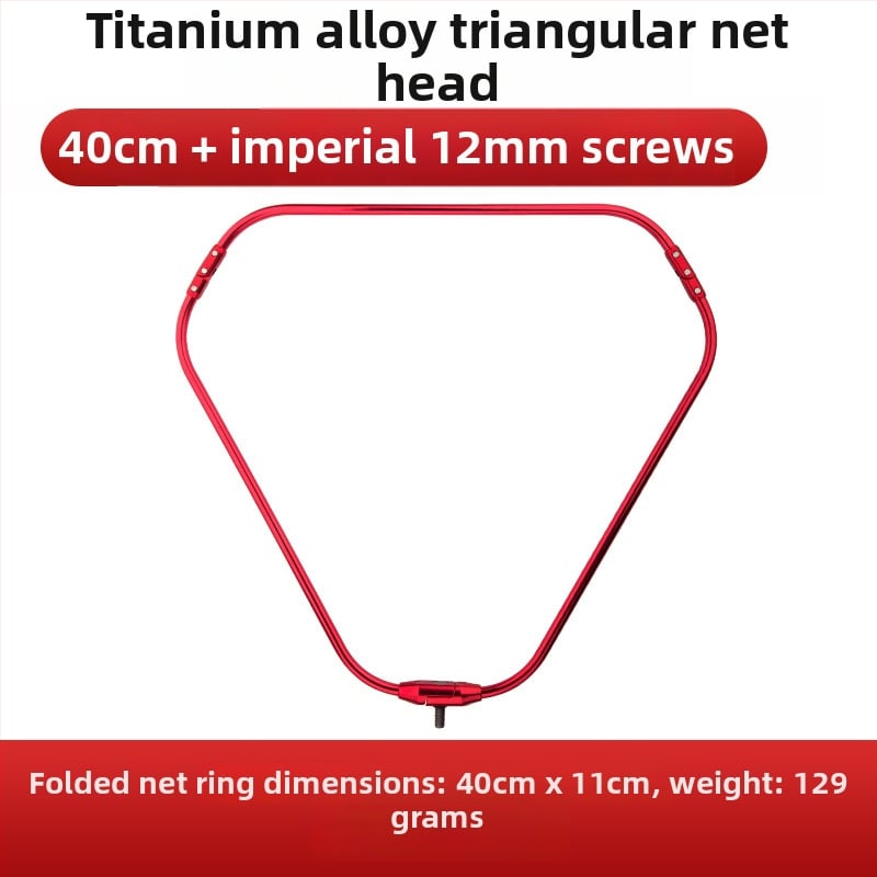 Manulife cap de plasă pentru pescuit caras — ultraușor, aliaj de titan, etichetă privată licențiată