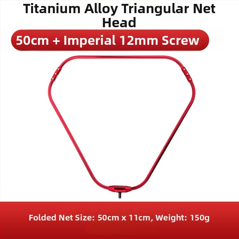 Manulife cap de plasă pentru pescuit caras — ultraușor, aliaj de titan, etichetă privată licențiată
