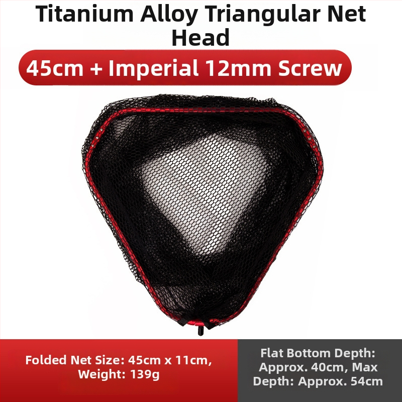 Manulife cap de plasă pentru pescuit caras — ultraușor, aliaj de titan, etichetă privată licențiată