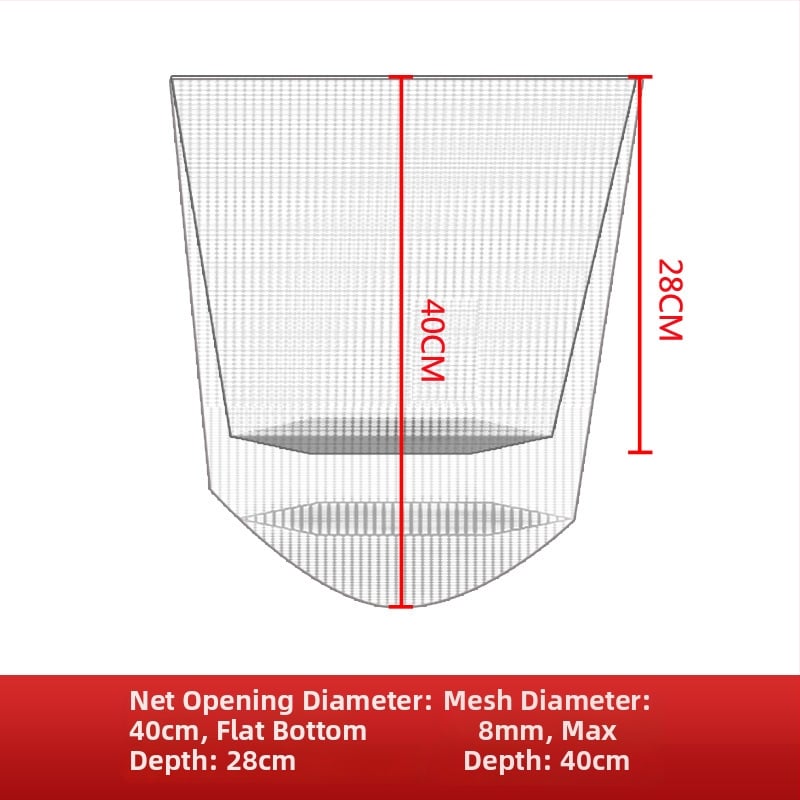 Manulife cap de plasă pentru pescuit caras — ultraușor, aliaj de titan, etichetă privată licențiată