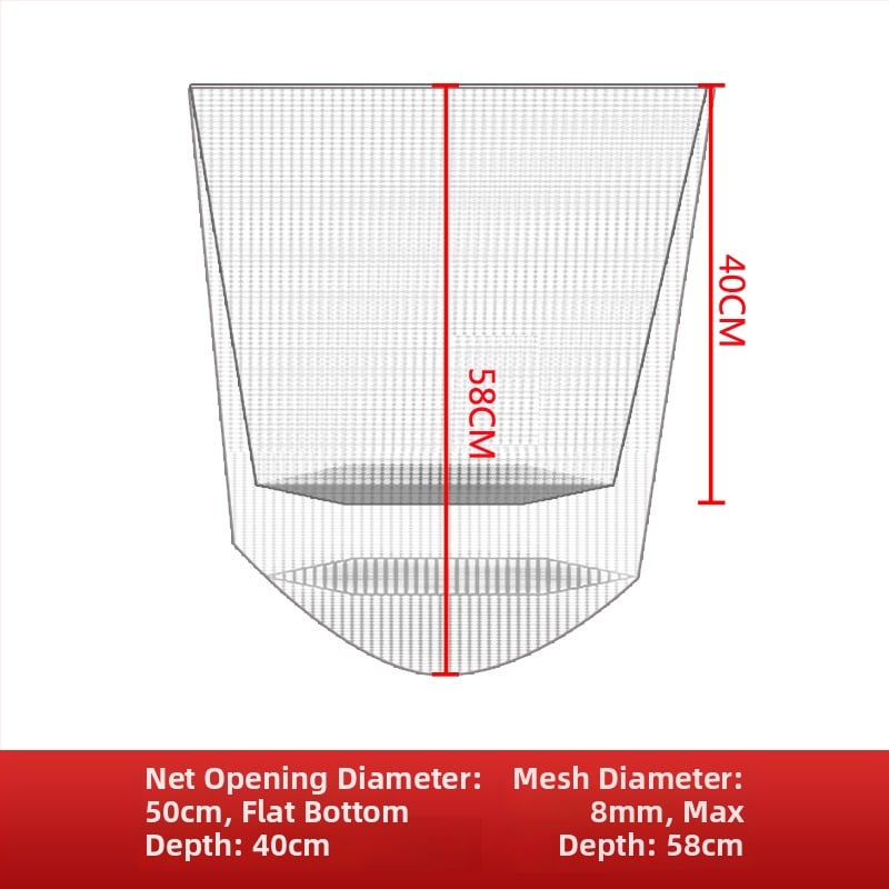 Manulife cap de plasă pentru pescuit caras — ultraușor, aliaj de titan, etichetă privată licențiată