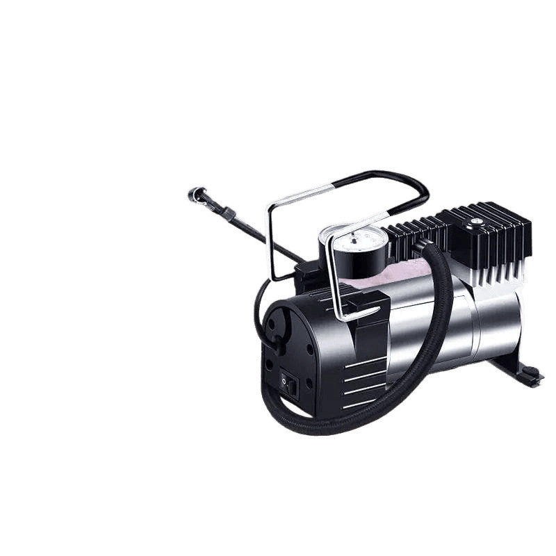 Pompa de aer pentru vehicule electrice, design multi-cilindru, 150W, cablu 2,5–3,0 m, afișaj digital, lumină de avertizare